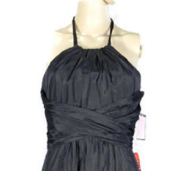 Dusk Collection by Sheila Yen 100% Silk Black Dres - Picture 4 of 7